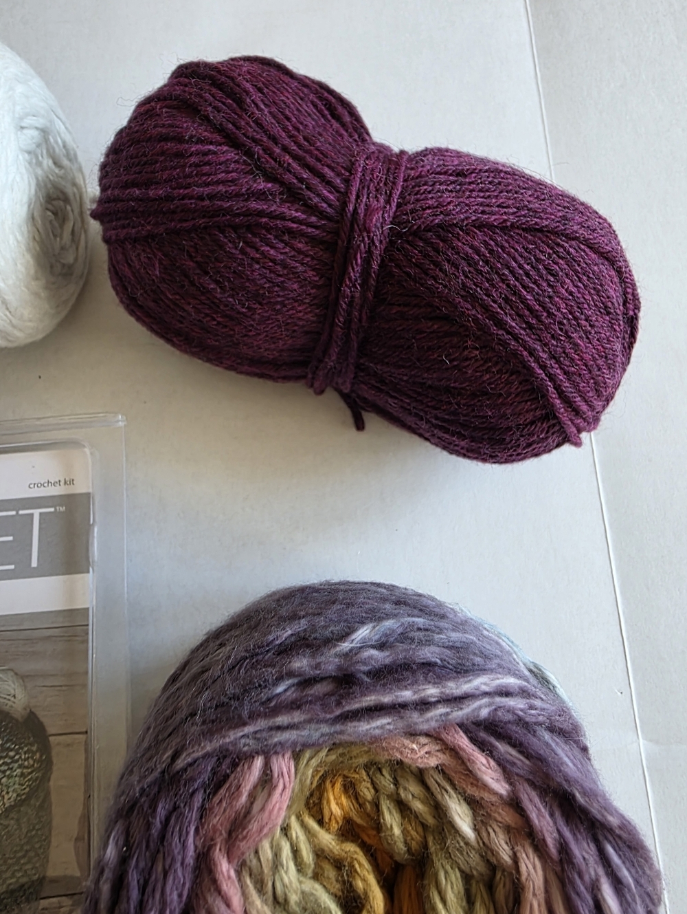 Boye “I Taught Myself to Crochet” Starter Kit NWT + Mixed Yarn Bundle Lot DIY - Picture 7 of 9